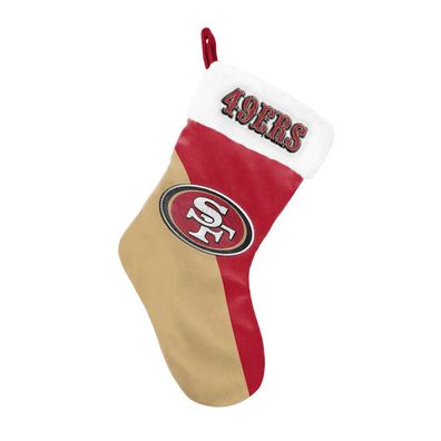 NFL San Francisco 49ers 2020 Basic Santa Claus Stocking Nikolaus-, Weihnachtsstrumpf