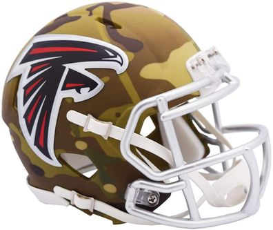 NFL Atlanta Falcons Camo Mini Helm Speed Riddell Footballhelm Camouflage