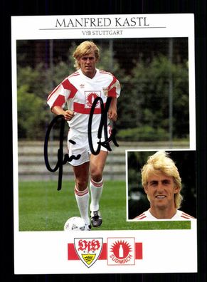 Manfred Kastl Autogrammkarte VFB Stuttgart 1991-92 Original Signiert