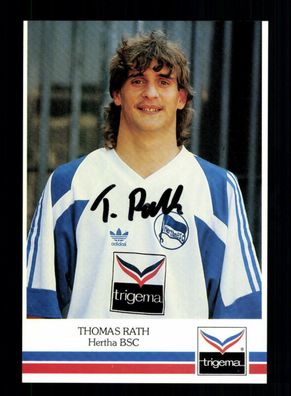 Thomas Rath Autogrammkarte Hertha BSC Berlin 1991-92 Original Signiert