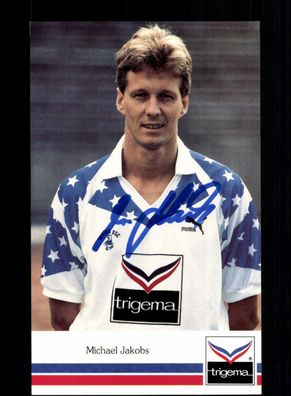 Michael Jakobs Autogrammkarte Hertha BSC Berlin 1990-91 Original Signiert