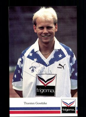 Thorsten Gowitzke Autogrammkarte Hertha BSC Berlin 1990-91 Original Signiert
