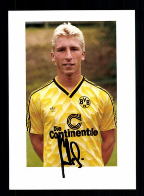 Günter Kutowski Autogrammkarte Borussia Dortmund 1988-89 Original Signiert