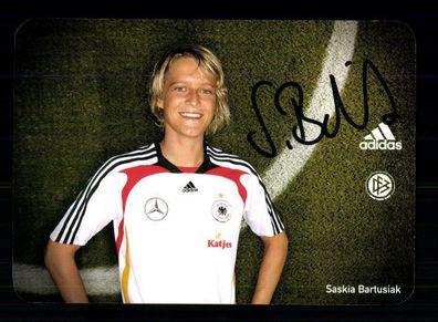 Saskia Bartusiak DFB Autogrammkarte 2007 Original Signiert