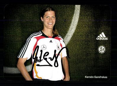 Kerstin Garefrekes DFB Autogrammkarte 2007 Original Signiert