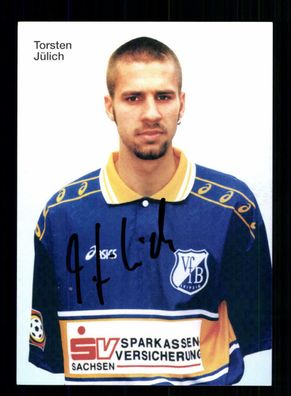 Torsten Jülich Autogrammkarte VFB Leipzig 1996-97 Original Signiert