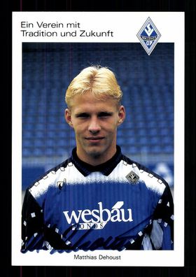 Matthias Dehoust Autogrammkarte SV Waldhof Mannheim 1994-95 Original Signiert