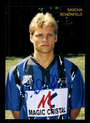 Sascha Schönfeld Autogrammkarte VFB Leipzig 1994-95 Original Signiert