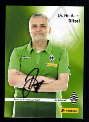 Heribert Ditzel Autogrammkarte Borussia Mönchengladbach 2015-16 Original
