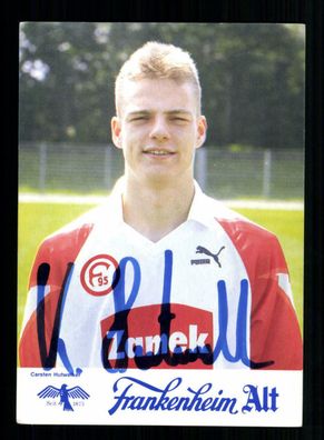 Carsten Hutwerker Autogrammkarte Fortuna Düsseldorf 1990-91 Original Signiert