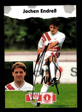 Jochen Endreß Autogrammkarte VFB Stuttgart 1993-94 Original Signiert