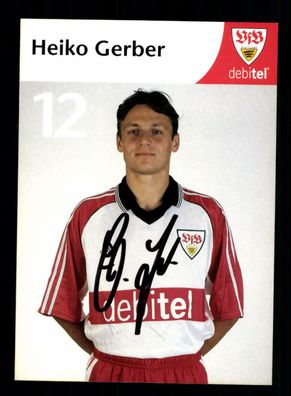 Heiko Gerber Autogrammkarte VFB Stuttgart 1999-00 Original Signiert