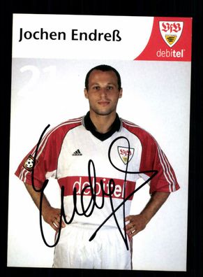 Jochen Endreß Autogrammkarte VFB Stuttgart 1999-00 Original Signiert