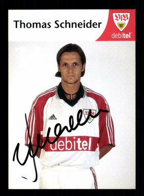 Thomas Schneider Autogrammkarte VFB Stuttgart 1999-00 Original Signiert