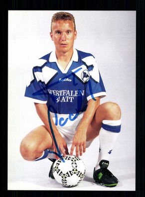 Frank Geideck Autogrammkarte Arminia Bielefeld 1995-96 Original Signiert