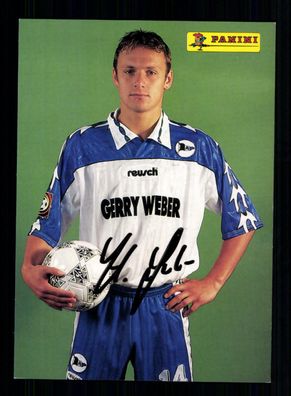 Heiko Gerber Autogrammkarte Arminia Bielefeld 1996-97 Original Signiert