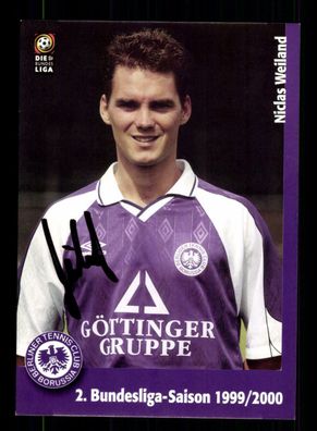 Niclas Weiland Autogrammkarte Tennis Borussia Berlin 1999-00 Original Signiert