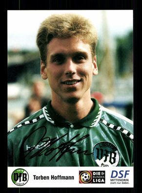 Torben Hoffmann Autogrammkarte VfB Lübeck 1996-97 Original Signiert