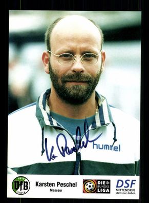 Karsten Peschel Autogrammkarte VfB Lübeck 1996-97 Original Signiert