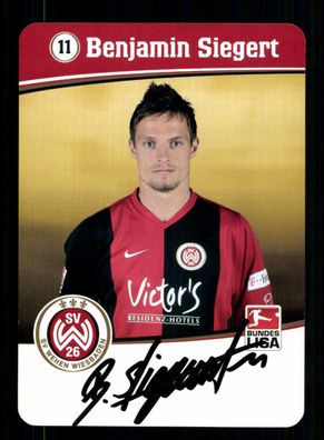 Benjamin Siegert Autogrammkarte SV Wehen Wiesbaden 2007-08 Original Signiert