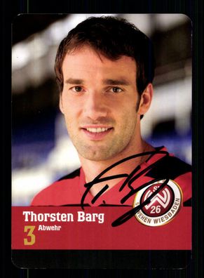 Thorsten Barg Autogrammkarte SV Wehen Wiesbaden 2010-11 Original Signiert