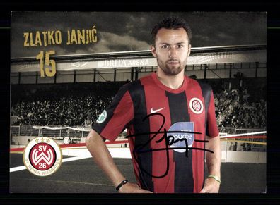 Zlatko Janjic Autogrammkarte SV Wehen Wiesbaden 2011-12 Original Signiert