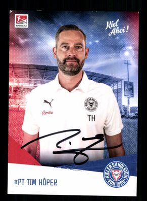 Tim Höper Autogrammkarte Holstein Kiel 2019-20 Original Signiert