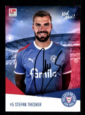 Stefan Thesker Autogrammkarte Holstein Kiel 2019-20 Original Signiert