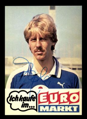 Jürgen Mohr Autogrammkarte Hertha BSC Berlin 1980-81 Original Signiert