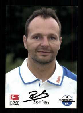 Zsolt Petry Autogrammkarte SC Paderborn 2005-06 Original Signiert