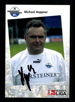 Michael Heppner Autogrammkarte SC Paderborn 2006-07 Original Signiert