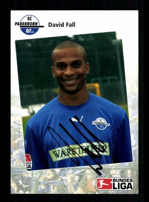 David Fall Autogrammkarte SC Paderborn 2006-07 Original Signiert