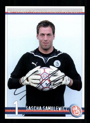 Sascha Samulewicz Autogrammkarte Wuppertaler SV 2010-11 Original Signiert
