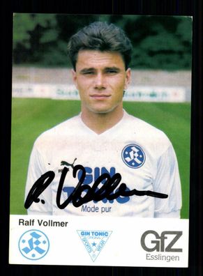 Ralf Vollmer Autogrammkarte Stuttgarter Kickers 1986-87 Original Signiert