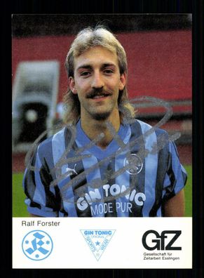 Ralf Forster Autogrammkarte Stuttgarter Kickers 1988-89 Original Signiert