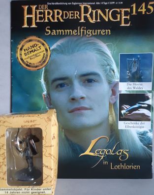 Herr der Ringe Figur: Legolas in Lothlorien (# 145) OVP + Heft Eaglemoss NEU
