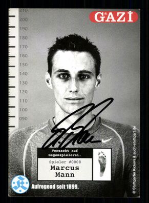 Marcus Mann Autogrammkarte Stuttgarter Kickers 2007-08 Original Signiert