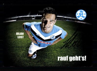 Julian Leist Autogrammkarte Stuttgarter Kickers 2011-12 Original Signiert