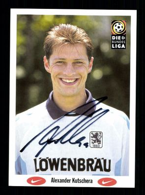 Alexander Kutschera Autogrammkarte TSV 1860 München 1996-97 Orginal Signiert