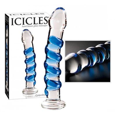Glasdildo »Icicles No. 5« mit Reizspirale, 18,4 cm
