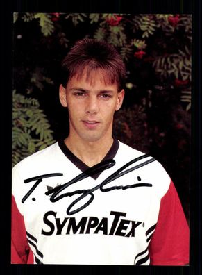 Thomas Langbein Autogrammkarte Wattenscheid 09 1991-92 Original Signiert