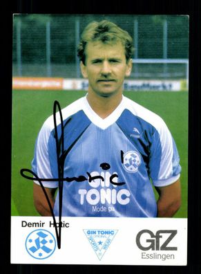 Demir Hotic Autogrammkarte Stuttgarter Kickers 1987-88 Original Signiert