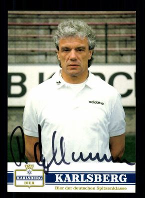 Reiner Hollmann Autogrammkarte 1 FC Kaiserslautern 1988-89 Original Signiert