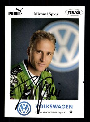 Michael Spies Autogrammkarte VFL Wolfsburg 1996-97 Original Signiert