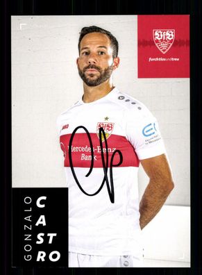 Gonzalo Castro Autogrammkarte VFB Stuttgart 2019-20 Original Signiert