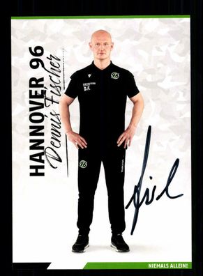 Dennis Fischer Autogrammkarte Hannover 96 2019-20 Original Signiert