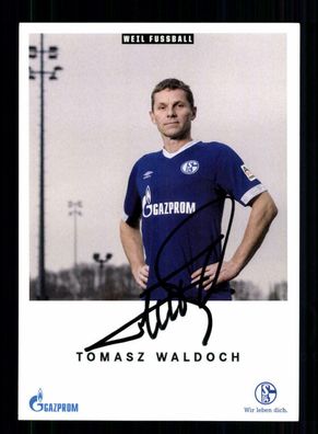 Tomasz Waldoch Autogrammkarte FC Schalke 04 Traditionself 2018-19 Original