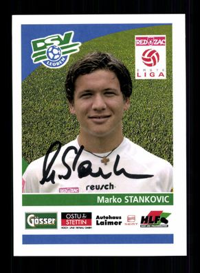 Marko Stankovic Autogrammkarte DSV Leoben 2004-05 Original Signiert