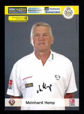 Meinhard Hemp Autogrammkarte Dynamo Dresden 2005-06 Original Signiert