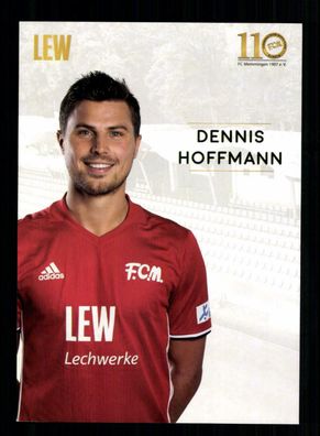 Dennis Hoffmann Autogrammkarte FC Memmingen 2017-18
